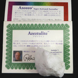 H&E社  アゼツライト(AZOZEO)  原石 証明書付 50.1g (ID:87161)