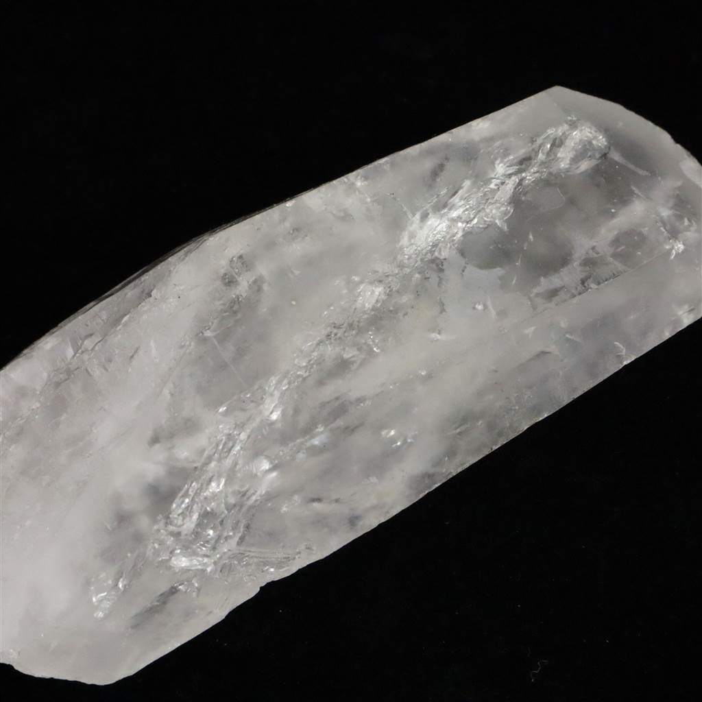 ブラジル産 ライトニングクォーツ 雷水晶 110mm原石 189g (ID:98915