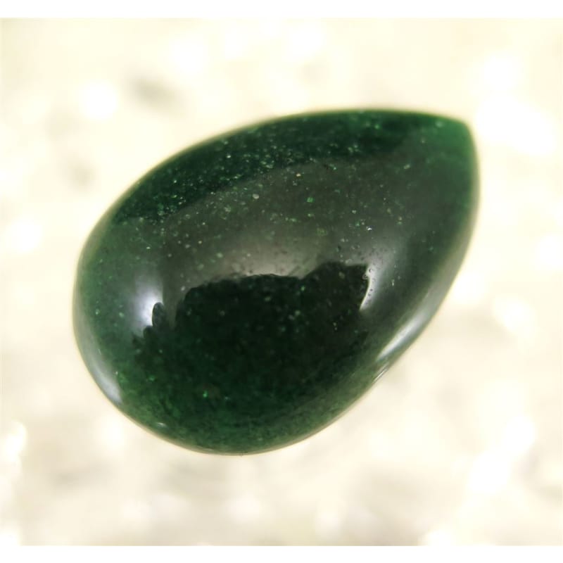 グリーンアベンチュリン クォーツシスト 26mm ペアシェイプ ルース 5.7