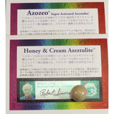 H&E社 ハニー&クリームアゼツライト (AZOZEO) 15mmスフィア（証明書付） 4.6g (ID:85930) 