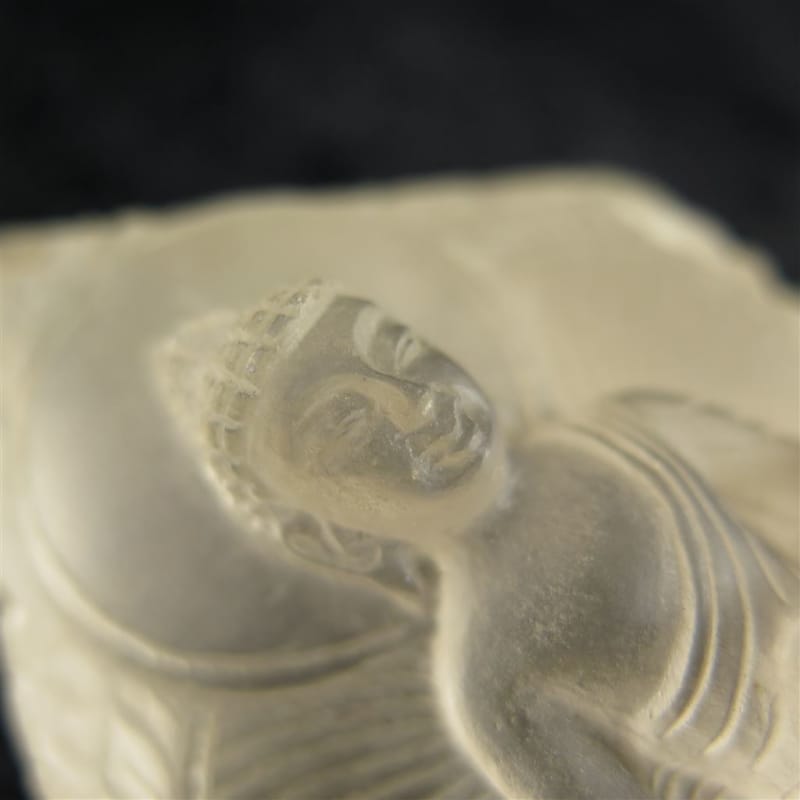 ヒマラヤ水晶 100mm 手彫 カービング 仏像 256g (ID:57134) | 榎本通商