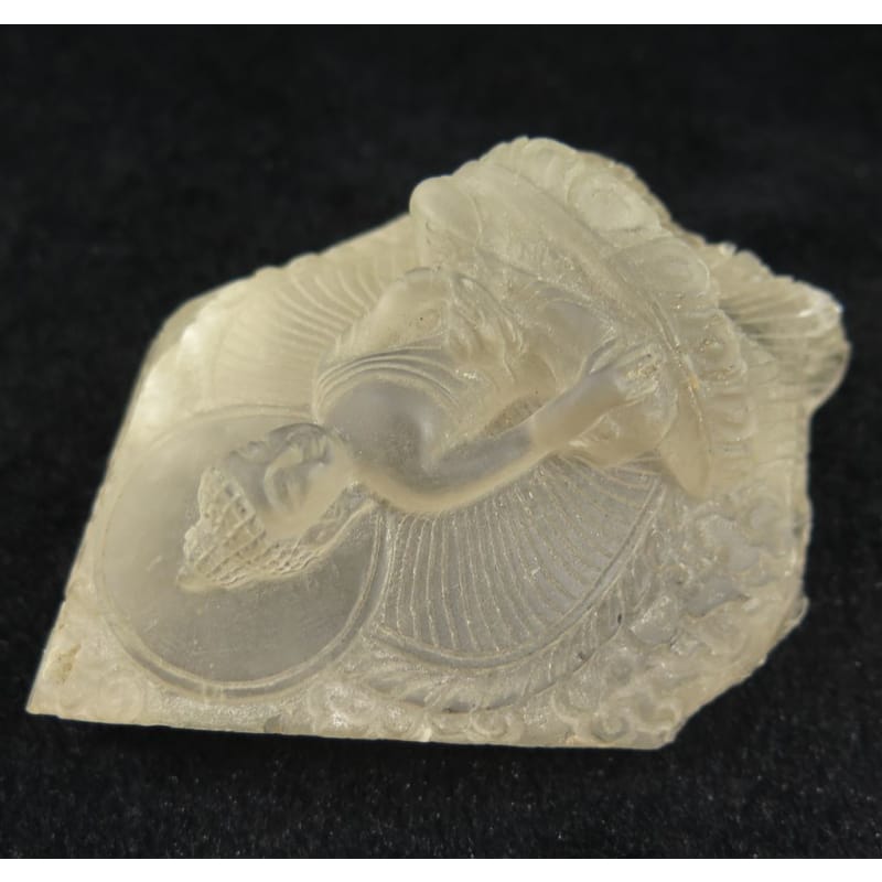 ヒマラヤ水晶 100mm 手彫 カービング 仏像 256g (ID:57134) | 榎本通商