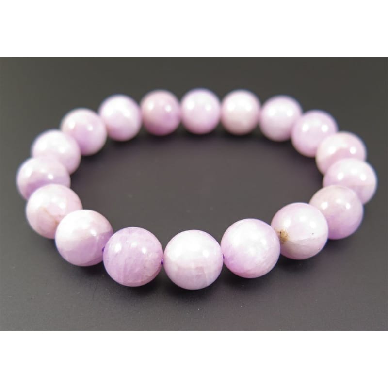 クンツァイト 11mm玉ブレスレット(AAグレード） (ID:21095) | 榎本通商