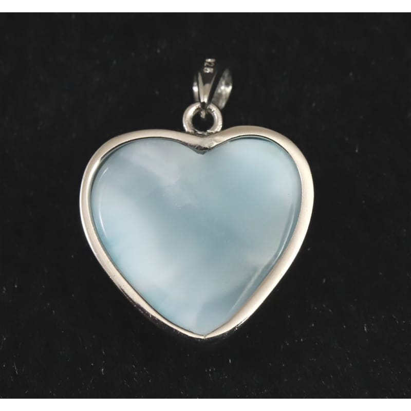 高品質/ラリマー/ペンダント/ハートデザイン ラリマー・ハート ペンダントトップ | にゃじら屋