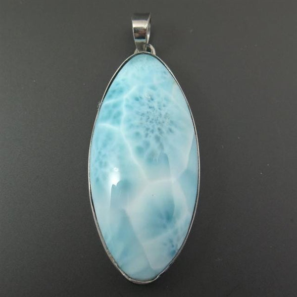 美！ラリマー オーバル ペンダント ラリマー オーバル型 ペンダント (ID:336782) | 榎本通商