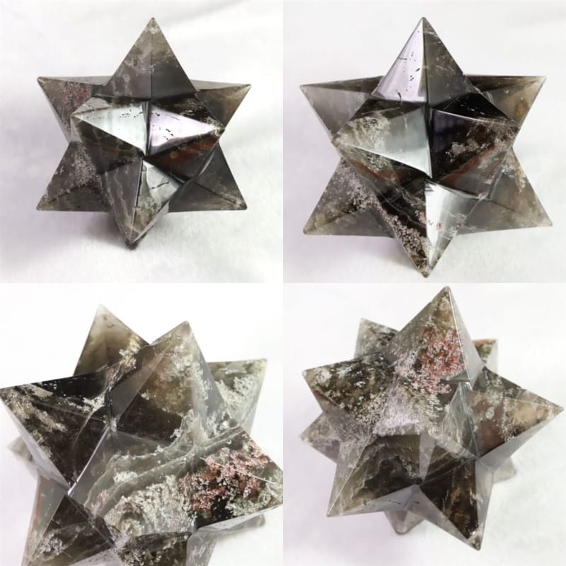 スモーキーガーデンクォーツ 煙庭園水晶 120mm アステロイド