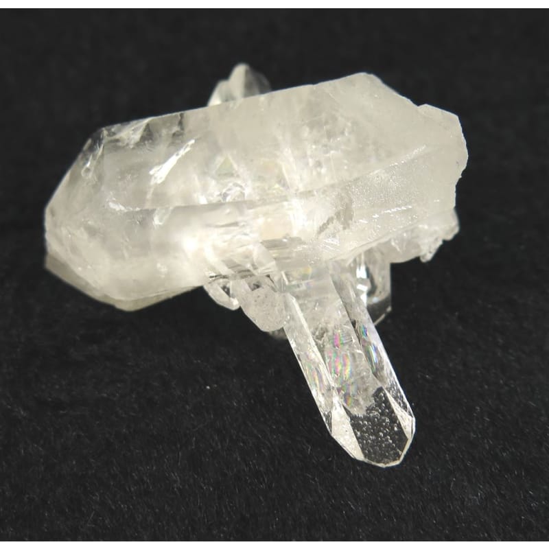 ゼッカデソーザ産（ゼッカデソウザ）水晶 原石 クラスター レインボー